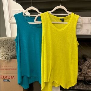Anthropologie long tanks